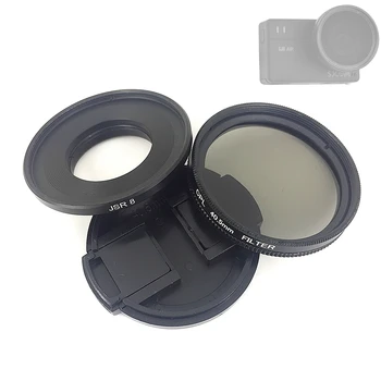 Sticlă CPL Filtru Polarizator de Polarizare + Capac Obiectiv + Filtru Inel Adaptor pentru SJCAM SJ8 Pro Air Plus Camera de Acțiune UV Accesorii
