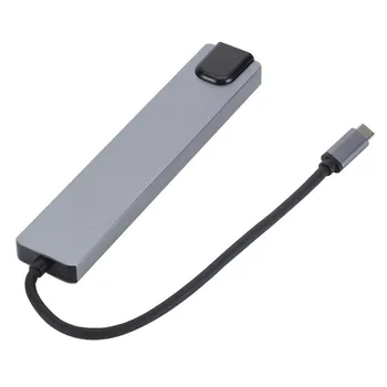 8IN1 HUB USB Type-C La 4K HDMI USB 3.0 Rj45 TF&SD cu PD Încărcare Multi-funcție Stație de Andocare pentru Macbook