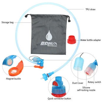 Sac De Apă De Hidratare Vezicii Urinare Sistem De Furtun Kit Sticla De Apa Bea Tub Furtun De Hidratare Vezicii Urinare Rezervor Pentru Sport În Aer Liber