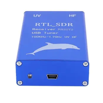 RTL2832U+R820T2 100KHz-1.7 GHz UHF VHF, HF RTL.DST Tuner USB Receptor SUNT Radio FM
