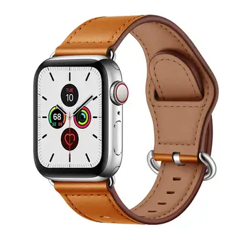 Curea din piele Pentru Apple watch band 44mm 40mm iWatch trupa 42mm 38mm din Piele ceas bratara Apple watch seria 5 4 3 6 se