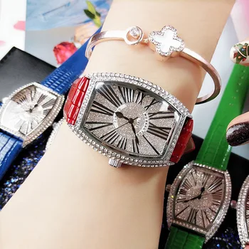 Top Brand Ceasuri Femei Rochie Casual Ceas pentru Femei din Piele Trupa Încheietura Cuarț Ceas doamnelor Ceas Montre Femme Reloj Mujer