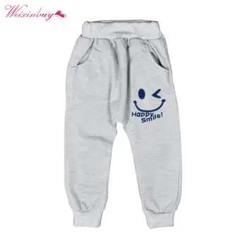 2019 Pantaloni de Moda pentru Copii Copilul Hip Hop Pantaloni Harem Băiat Fete Pantaloni Lungi de Trening 1-5A Imbracaminte