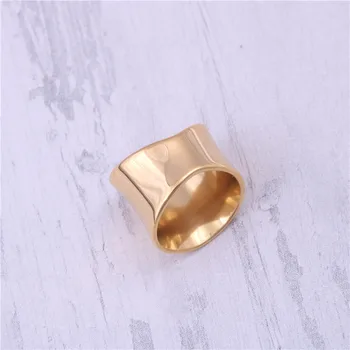 Ellers concavă Suprafață Netedă Inele Design Simplu de Culoare de Aur Midi Ring Ciolan Inele Pentru Femei Bijuterii Bagues Anillos Mujer Anel