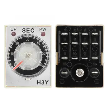 Modul releu H3Y-4 Releu de Timp Indicatorul de Control Delay Timer Control Comutator 14-Pin 24VDC ethernet releu