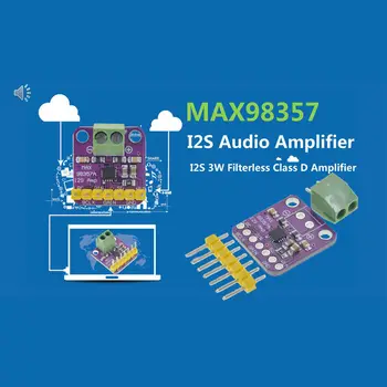 Max98357 I2S 3W Amplificator de Clasa D Breakout Interfață Dac Decodor Module Fara o Placa Raspberry Pi Esp32