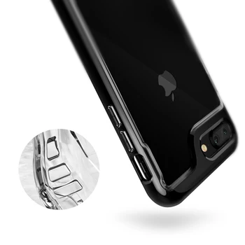 Oppselve Lux de Caz Pentru iPhone 8 7 6 s Ultra Subțire Capinhas PC & TPU Silicon Caz Acoperire Pentru iPhone 8 7 6 s 6s Plus Coque Fundas