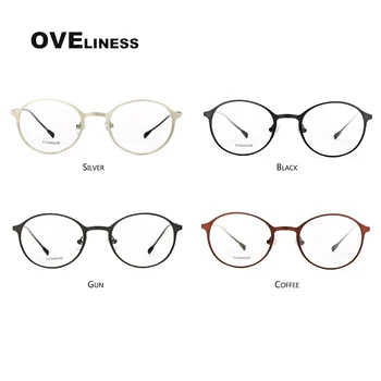 2021 optic ochelari cadru bărbați femei retro rotund transparent ochelari de calculator miopie Rețetă coreeană ochelari eywear cadru