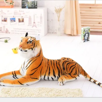 Gigantul 30-120CM Viața Reală Tigru Alb Jucărie Umplute Tigru Minunat Copil Papusa de Plus Moale Perna Copii copii Cadou de Crăciun