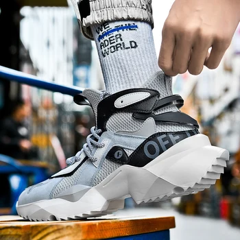 Trupa noua din Piele Despicare Designer Adidasi Pantofi sport pentru Barbati Pantofi de Sport Drum Formatori de Fitness, Pantofi de Jogging Zapatillas