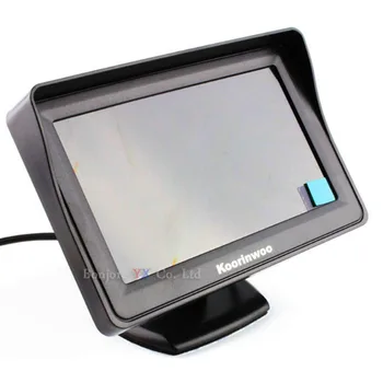 Koorinwoo Inversarea 16 Lumina UE Mașină Cadru de Înmatriculare HD camera retrovizoare Monitor de rezervă sistem de asistență de parcare
