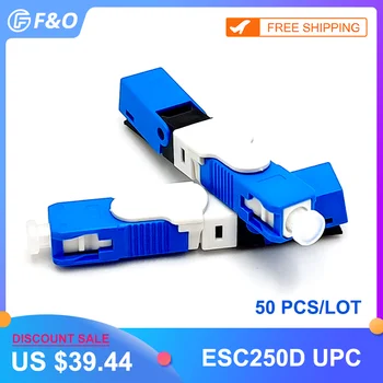 UNIKIT FTTH ESC250D Single-Mode SC UPC Fibră Optică rapidă conector SC PC de tip Embedded ESC250D Conector SC