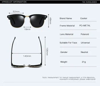 Bruno Dunn ochelari de Soare Barbati Femei polarizate Design de Brand Ochelari de Soare Oculos masculino feminino sol lunette de soleil femme Ray