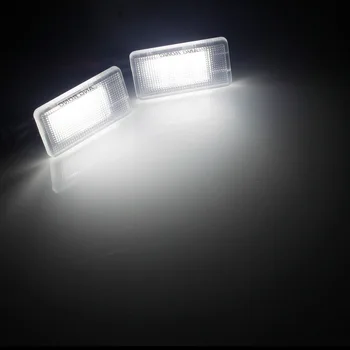 ANGRONG 2x LED Picioarelor Curtoazie Ușa Laterală Lumina Pentru Volvo V70 XC70 XC60 V40 V60 S60 S80 Alb