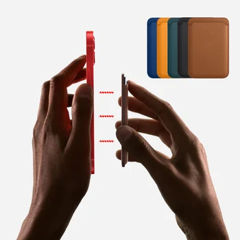 Magnetice de Caz Pentru iPhone 12 Mini Bag Cardul Magnetic de Adsorbție Portofel Titularul Cardului Pentru Apple 12 Pro Max Cazul Magsafe