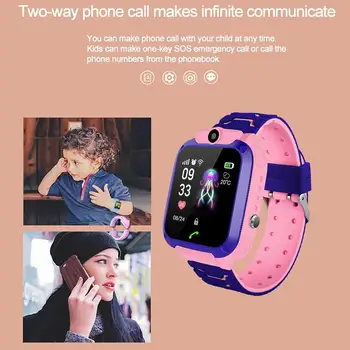 2020 Copii Horloges Sos Gps/Kg Locatie Multifunctionele Ceas Inteligent Waterdichte Smartwatch Voor Copii Voor Ios Android Copil Inteligent