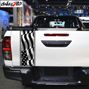1buc Steagul American Grafică Decal Ridica Camion Hayon Autocolant Masina Coada Decalcomanii Pentru Ford F-150 ISUZU Chevrolet Mitsubishi GMC
