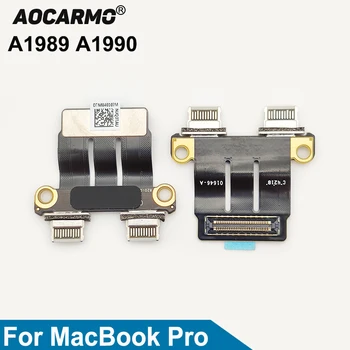 Aocarmo Pentru MacBook Pro A1989 A1990 USB Port de Încărcare Încărcător Dock Port de Încărcare Cablu Flex Piese de schimb