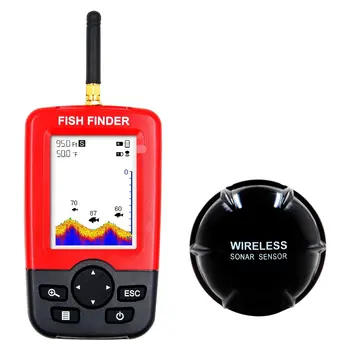 Smart Wireless Portabil Căutare de Pește Pescuit de Gheață Sonar Sonar Alarma Traductor de Pește Finder 0.6-183m Lac de Pescuit pe Mare