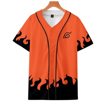 3D Naruto harajuku tricou barbati Anime 3d imprimat tricouri streetwear haine cu maneci scurte baseball tricou Naruto Topuri tricou 4XL
