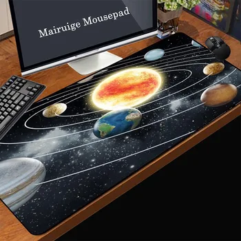Mairuige Mari Gaming Mouse Pad Birou Laptop Pad Calculator Pc Keyboard Pad 900x400 / 800x300 Alegere Multiplă Planeta Model