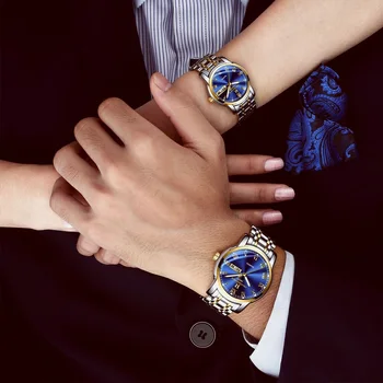 Afaceri de lux Ceasuri Quartz Barbati Brand de Top Luminos Bărbați Ceas Nou de Moda din Oțel Inoxidabil Resturi Ceas Relogio Masculino
