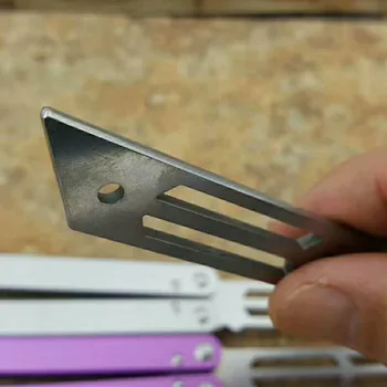 Fluture antrenor cuțit Triton 440 lama mâner din Aluminiu bucșa sistem jilț cuțit nu ascuțit cuțit de vânătoare pliere cuțit de buzunar