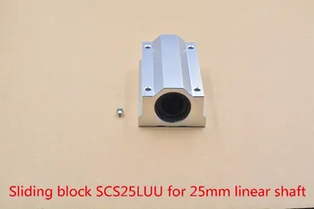 SC25LUU SCS25LUU 25mm liniară poartă diapozitiv bloc pentru tijă rotundă arborelui XYZ Masa CNC 1buc