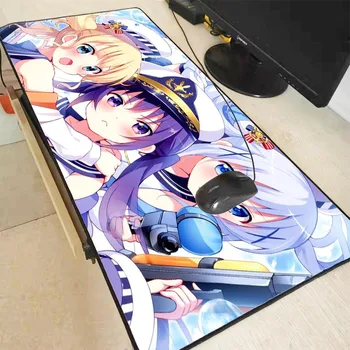 XGZ Gochiusa Fata Anime Mari Mouse Pad Mare Calculator de Gaming Mousepad Anti-alunecare de Cauciuc Natural cu Blocare Marginea Gaming Mouse Mat