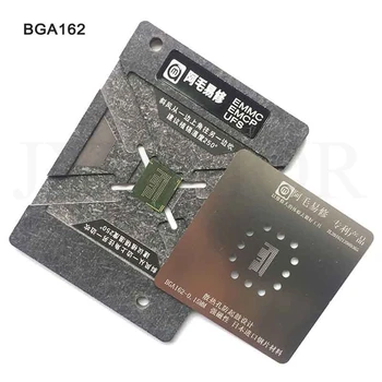 0,15 MM EMMC EMCP UFS BGA153 BGA162 BGA169 BGA254 Reballing Stencil Planta Tablă de Oțel Net Cu Placa Fixă Și Reglabile din Oțel Net