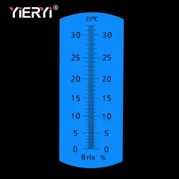 Yieryi 0-32 Brix Refractometrul de Mână Refractometru ATC Optice Metru de Test Cu sac negru