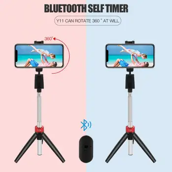 Y9 Y11 3 In1 Fără Fir Bluetooth Selfie Stick Trepied Cu Telecomanda Pliabila Monopied Universal Pentru IPhone Camera De Acțiune