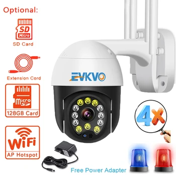 3MP PTZ Camera IP Wireless de Exterior 4X Zoom Digital de Urmărire Automată WiFi de Securitate CCTV aparat de Fotografiat Audio AI Omului de Detectare YCC365 Plus