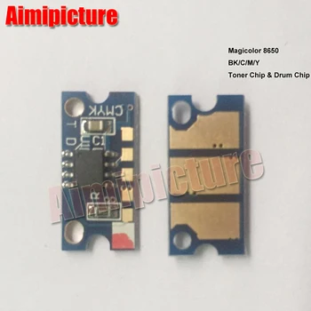 Tambur Chip Konica Minolta Magicolor 8650 Imagistica Unitate de Cilindru Chip A0DE03G A0DE0JG A0DE0DG A0DE07G 120K 90K 1Set 4buc/lot