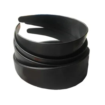 Noi 5pcs/lot 2.5/2.8/3.8/4cm lățime de Plastic Plat Banda Rame Negre Bentițe Pad pentru DIY Bezel Benzi Cercuri Baza pentru Jante