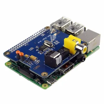 Raspberry PI Sunet Digital de Carte I2S SPDIF Optic Fibre HIFI DiGi cu Acrilic Caz Cabina pentru Raspberry pi 3 2 model B