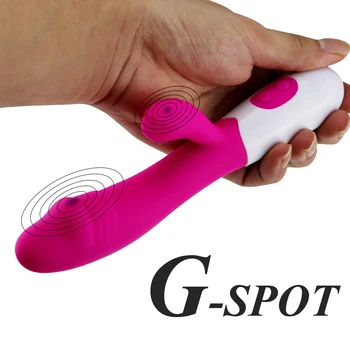 G Spot Rabbit Vibrator Jucărie Sexuală pentru Femei Penis artificial Vibratoare Clitoris Vagin Masaj Dual Vibration AV Stick de Sex în condiții de Siguranță pentru Adulți Produs