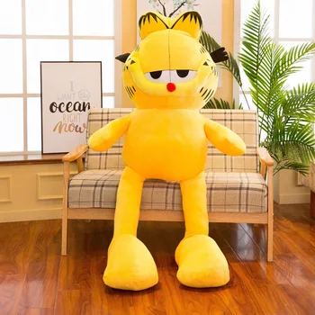 40-100cm Minunat Film de Desene animate Garfield Pisica Moale Umplute, Jucării de Pluș, Păpuși mari Garfield peluche jucărie pentru cadou