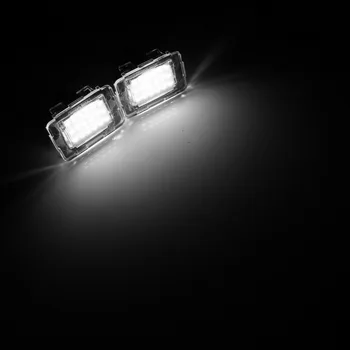 ANGRONG LED Numărul de Înmatriculare Lampă de Lumină Pentru Mercedes Benz W166 W176 W447 R172 X166 Alb