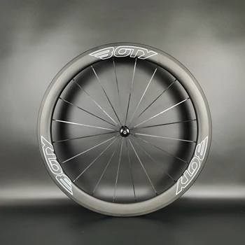 BOTY 700C biciclete Rutier lumina de carbon, jante de 50mm adancime latime 25mm clincher/Tubulare de Biciclete de carbon osii montate cu 3k finisaj mat