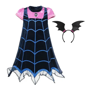 Fete Vampiric Costum Vampir Cosplay pentru Copii Rochii pentru Copii de Halloween Carnaval Rochie Pentru Fata Streetwear Haine