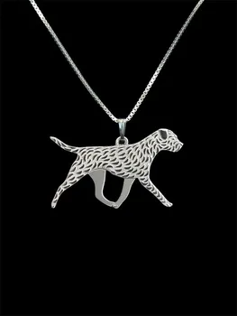 Trendy moda drăguț Border Terrier pandantiv colier pentru femei colier statement bărbați cs go collares