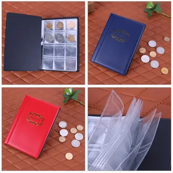 120 Buzunare 10 Pagini de Album Pentru Monede Suportul de Colectare de Cărți Album Foto PVC Monedă Album Titularii de Decor Acasă