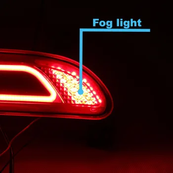 Bara spate Lumini de Avertizare Mașină de Frână Lampa cu Lumini LED Lumina de Semnalizare Lampa de Ceață Pentru Chevrolet Captiva-2018