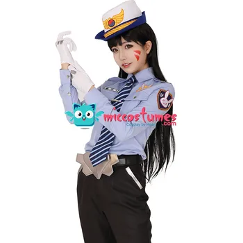 D. Va Hana Melodie Uniformă De Poliție Ofițer De Cosplay Costum Femei Uniformă De Poliție