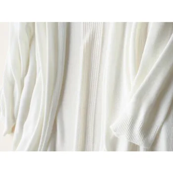 SEDUTMO Vara Tricotate Cardigan Chimono pentru Femei Pulover Lung Supradimensionat Subțire de Toamna Casual Elastic Topuri Plaja Haina ED812