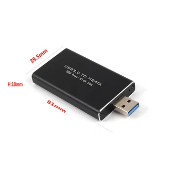 XT-XINTE 5Gbps USB 3.0 SSD mSATA Cabina de USB3.0 la mini-SATA Hard Disk adaptor M2 SSD HDD Extern Mobile Cutie