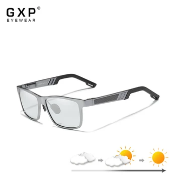 GXP Moda Aluminiu Polarizat ochelari de Soare Ochelari de protecție Anti-orbire Conducere ochelari de Soare Fotocromatică Lentile UV400 Ochelari de Accesorii