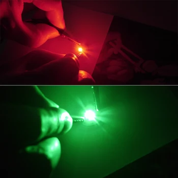 Cree rosu/verde/albastru lumină LED-uri Bec lanterne bec de rezervă,1Mode 3v-12v pentru 501B 502B C2 Z2 P60 P61 6P 9P G3 S3 D2