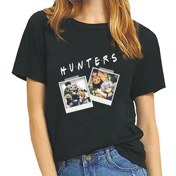 Hunter X Hunter Killua Baka Vogue Imprimare Tricou Femei Pe Scurt Cu Mâneci O-Neck Top De Vară Amuzant Tricouri Femei Ulzzang Harajuku Tees